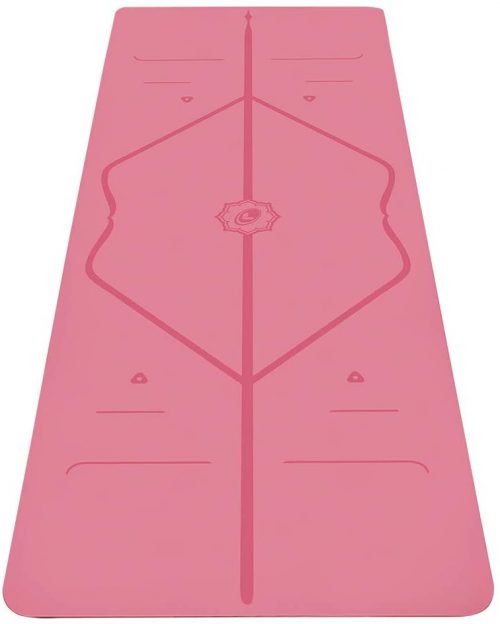 travel yoga mat pink