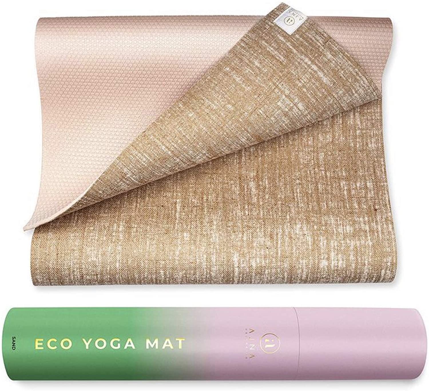 Ajna Organic Jute Yoga Mat (Sand) | YogaMatStore