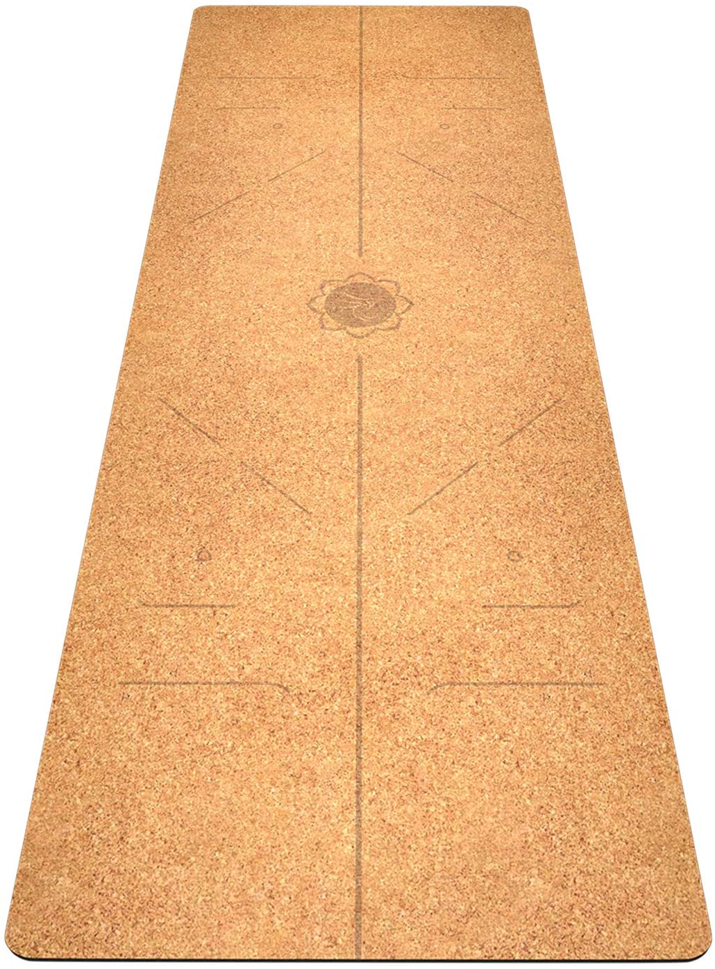 FrenzyBird 5 mm Cork Yoga Mat with Carrying Strap | YogaMatStore