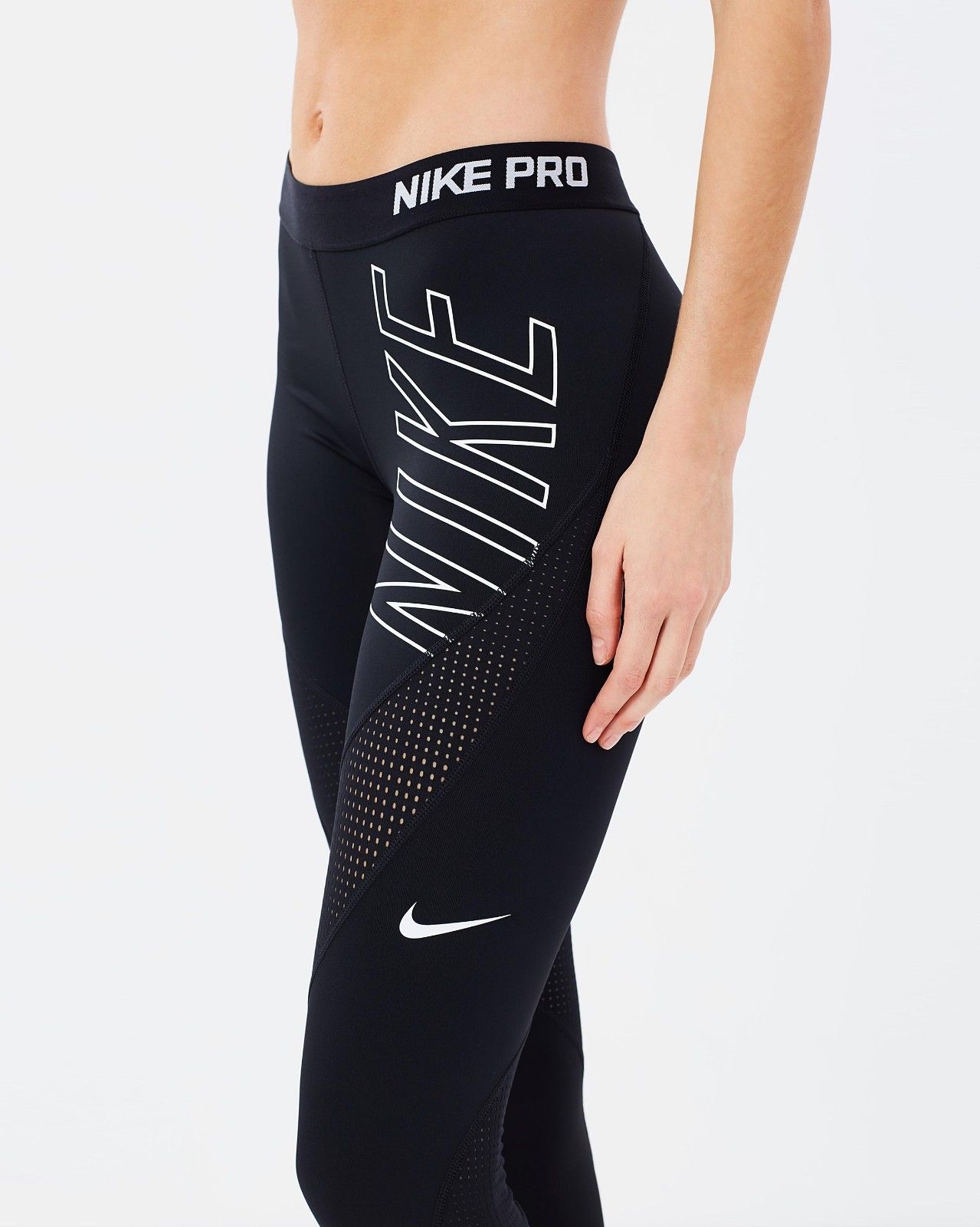 Nike Womens Pro Compression Tights Black S